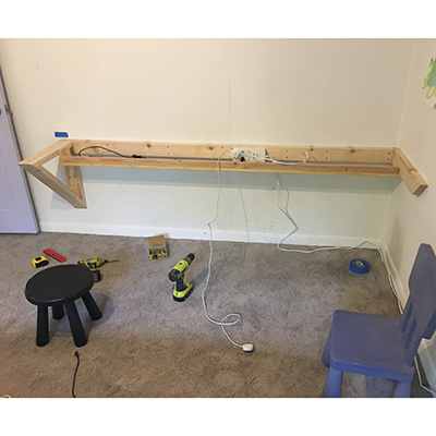Custom Desk for the Kids 4