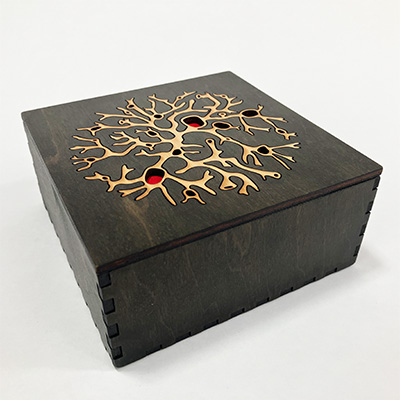 Lichen Coaster Box
