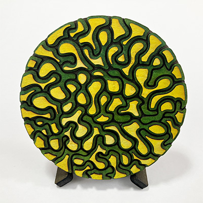 Moss Coaster in Green