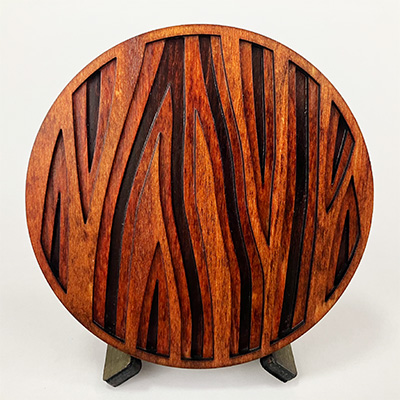 Redwood Bark Coaster 1