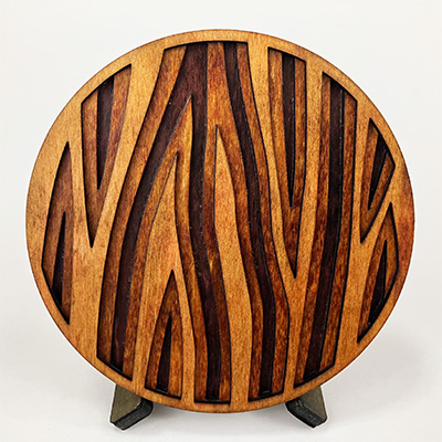 Redwood Bark Coaster 4