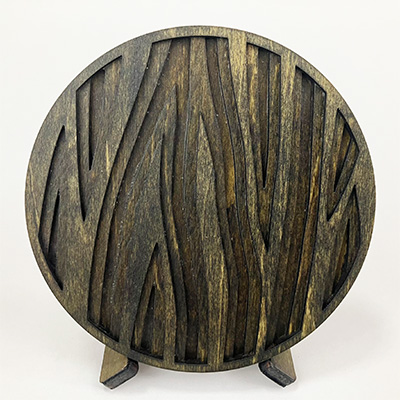 Redwood Bark Coaster 5