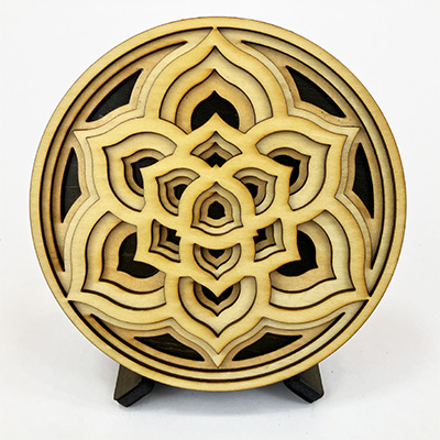 Barbed Wire Flower Coaster 5