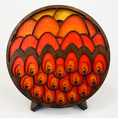 Downward Swimmers Coaster 1