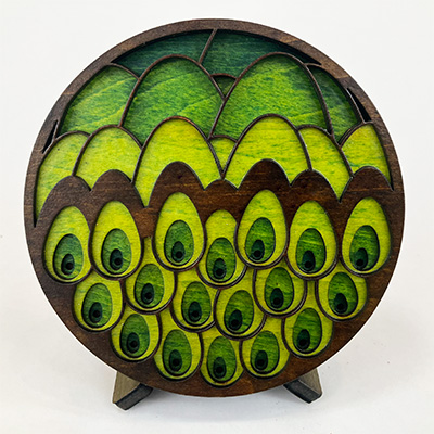 Downward Swimmers Coaster 4