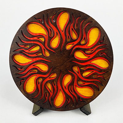 Black Hole Sun Coaster 1