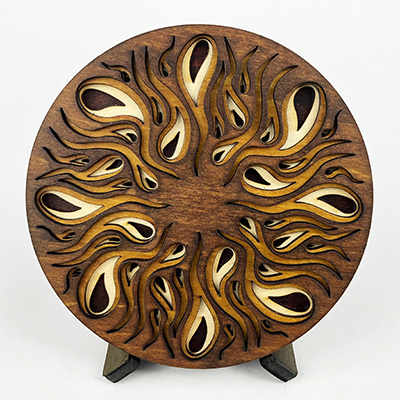 Black Hole Sun Coaster 3