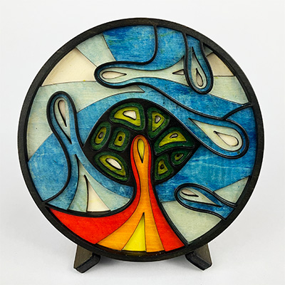 Reaching for Thoughts Coaster 8