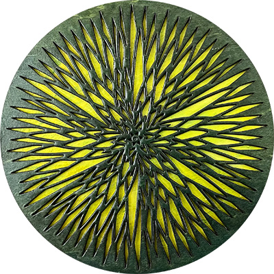 Agave Coaster in Green