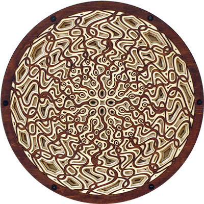 Starry Night in Wood Tones