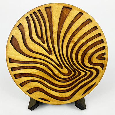 Wood Grain Coaster 3