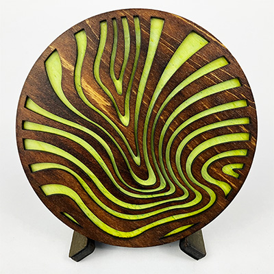 Wood Grain Coaster 5