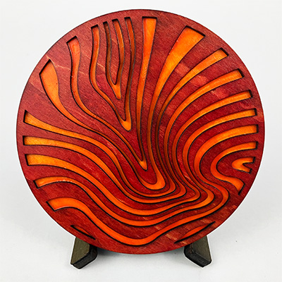 Wood Grain Coaster 7