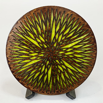 Agave Coaster in Green