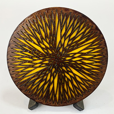 Agave Coaster in Orange