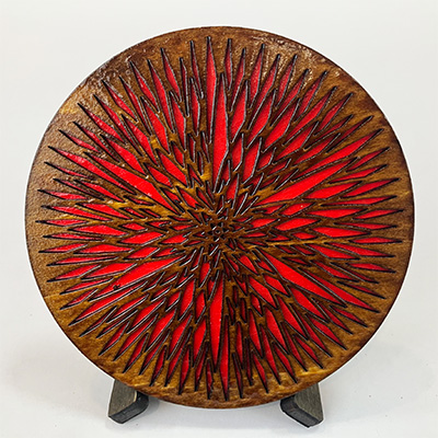 Agave Coaster in Red