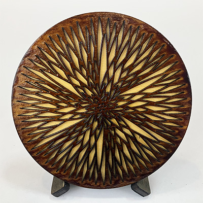 Agave Coaster in Wood Tones