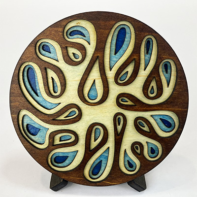 Lava Coaster in Blue