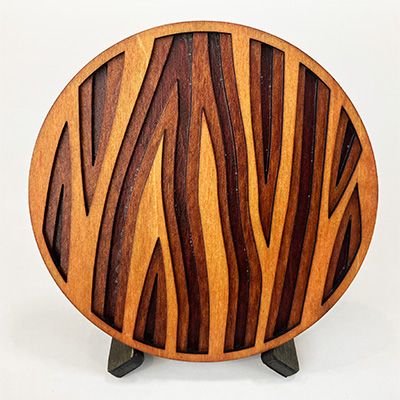 Redwood Bark Coaster 101