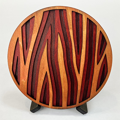 Redwood Bark Coaster 103