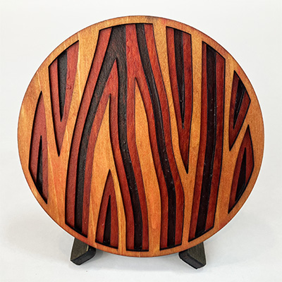 Redwood Bark Coaster 104