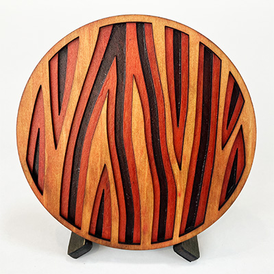 Redwood Bark Coaster 105