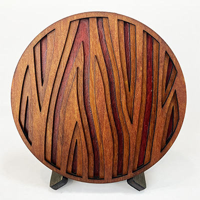 Redwood Bark Coaster 106