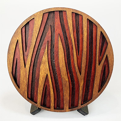 Redwood Bark Coaster 107