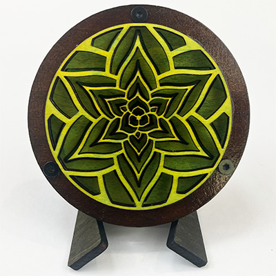 4.25 inch Agave Portal in Green