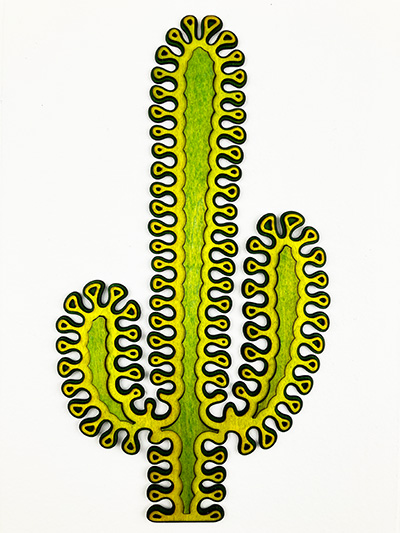 11 inch Happy Cactus #3