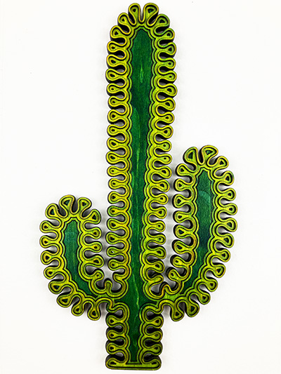 11 inch Happy Cactus #10