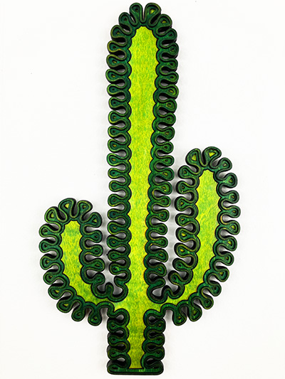 11 inch Happy Cactus #11