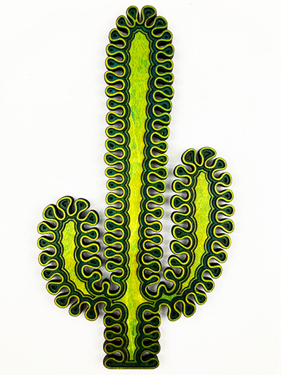 11 inch Happy Cactus #12