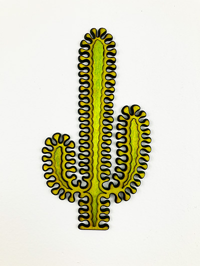 7 inch Happy Cactus #3