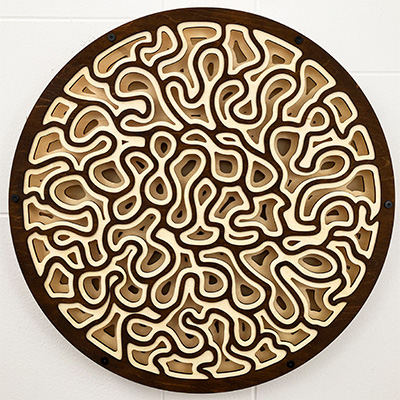 Moss Portal 16 inch in Wood Tones