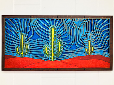 Desert Landscape #1 in Blue