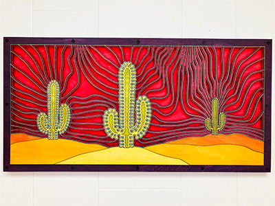 Desert Landscape #1 in Purple